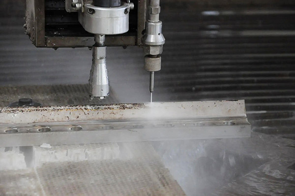 Water jet cutting