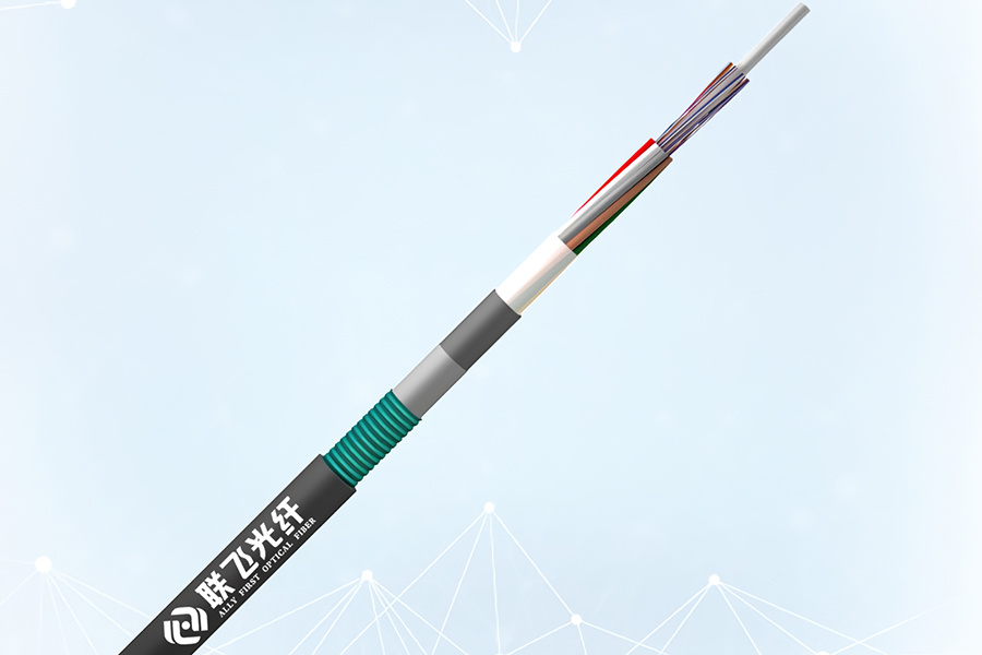 Stranded Loose Tube Non-metallic Strength Member Armored Cable （GYFTY53）