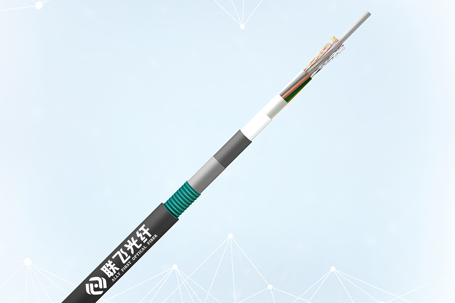 Stranded Loose Tube Non-metallic Central Strength Member Double Armored Flame-retardant Cable（GYFTZA53）