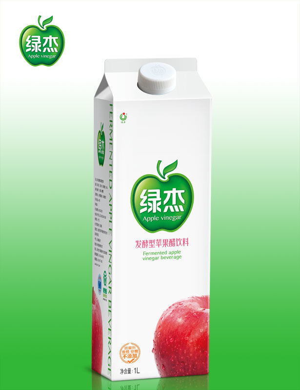 Apple vinegar drink preservative-free Fresh fruit fermented healthy fruity drink Family Pack 1L