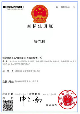 Trademark Registration Certificate