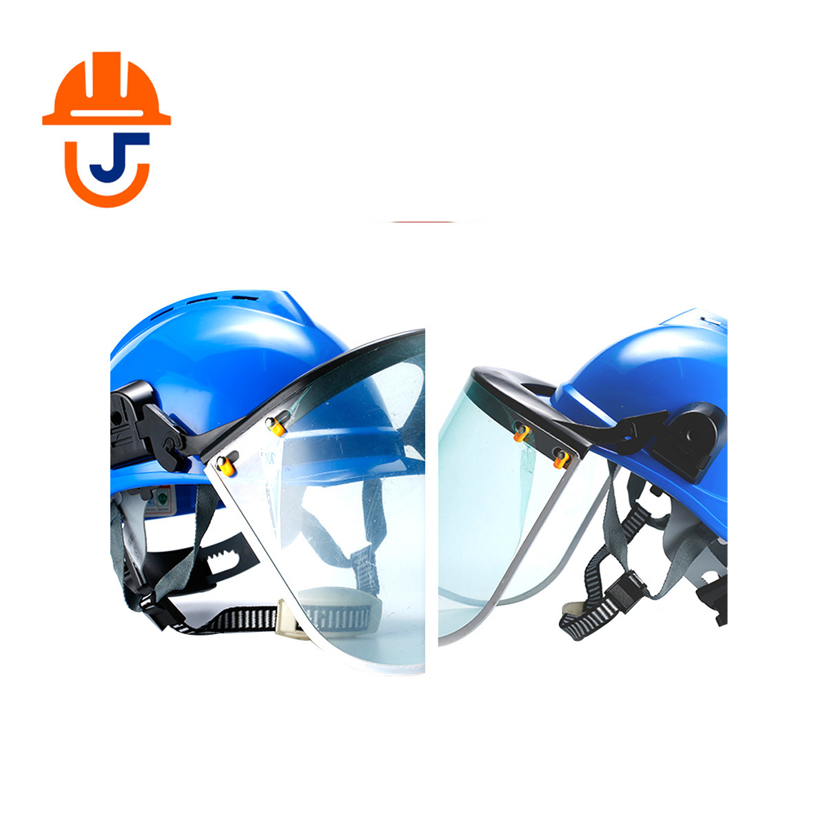 Protective mask-combination of helmet and mask (full face mask)