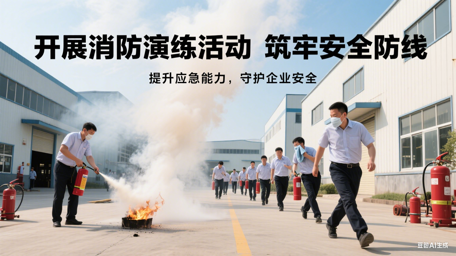 开展消防演练活动 筑牢安全防线