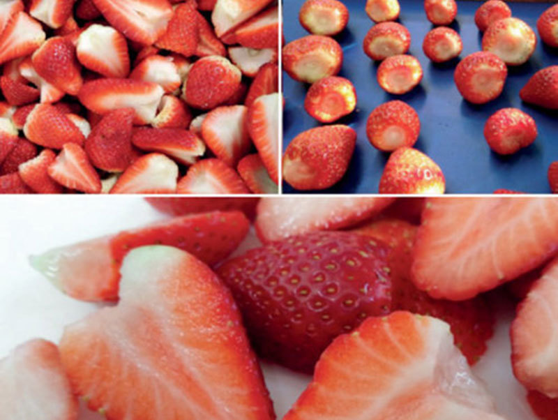草莓去柄机