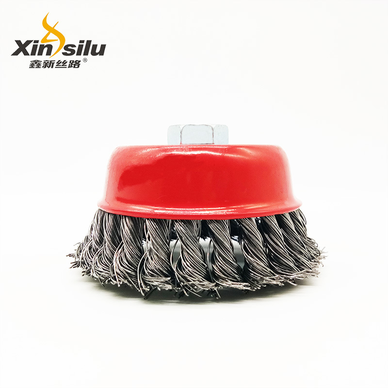 Twisted Knots Steel Wire Cup Brush