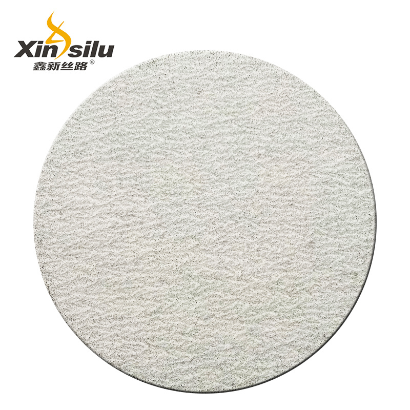 White Abrasive sanding paper disc