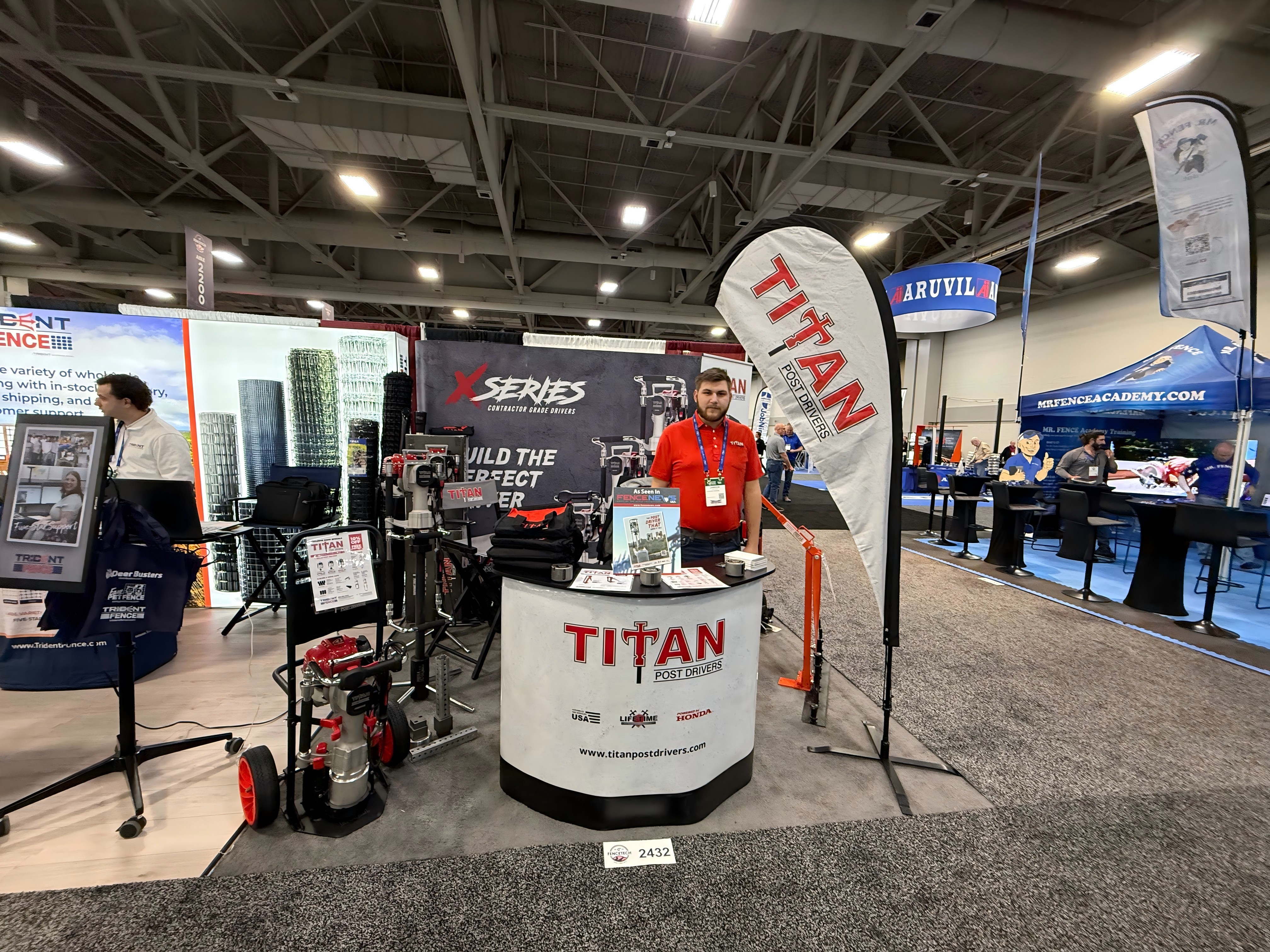 SUMO's Partner TITAN Post Driver Showcases Innovative Solutions at FENCETECH 2025  at Salt lake city.