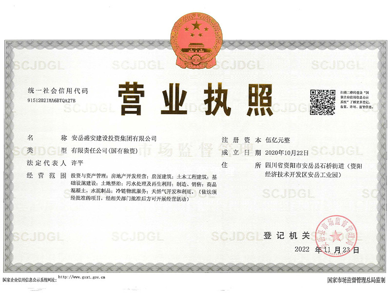盛安營業(yè)執(zhí)照