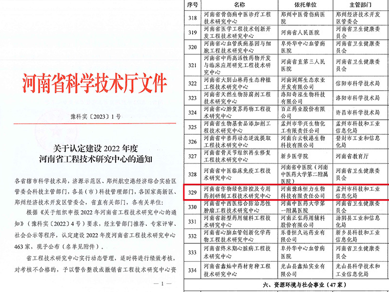 關(guān)于認(rèn)定建設(shè)2022年度河南省工程技術(shù)研究中心的通知