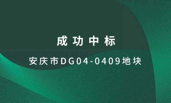 Anhui Taihengte Technology Co., Ltd., a wholly-owned subsidiary of Anqing Changhong Technology Co., Ltd., successfully won the bid for the DG04-0409 plot in Anqing City.