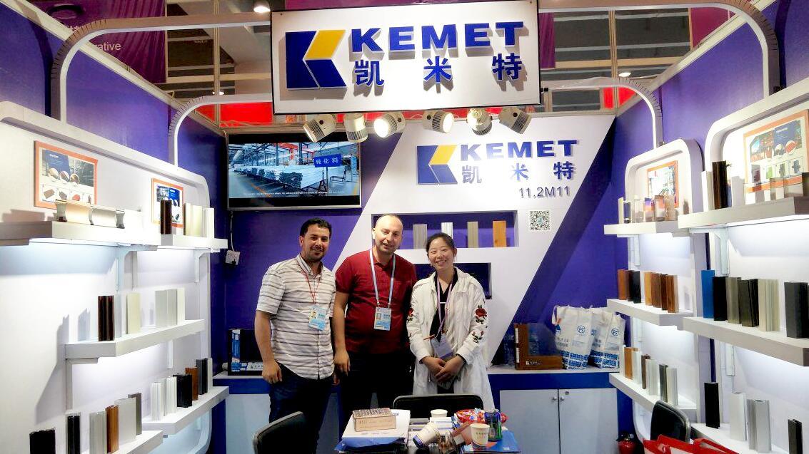 To expand the international market, Kemet aluminum appeared in the international exhibition-the 21st Algeria International Building Materials Exhibition in 2018, the 123rd China Import and Export Fair (Canton Fair)