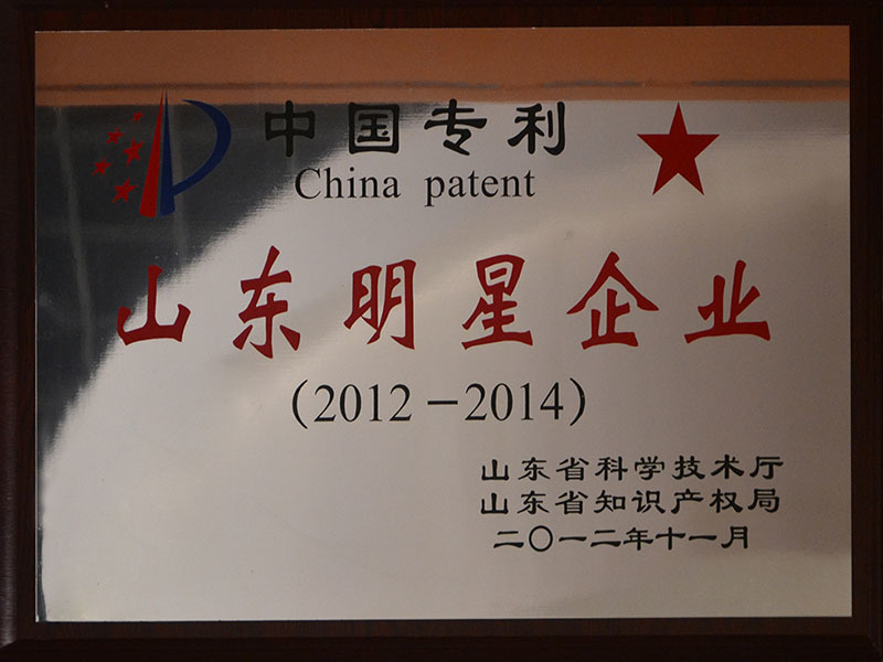 China Patent Shandong Star Enterprise