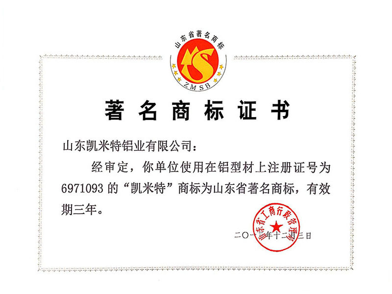 Shandong famous trademark