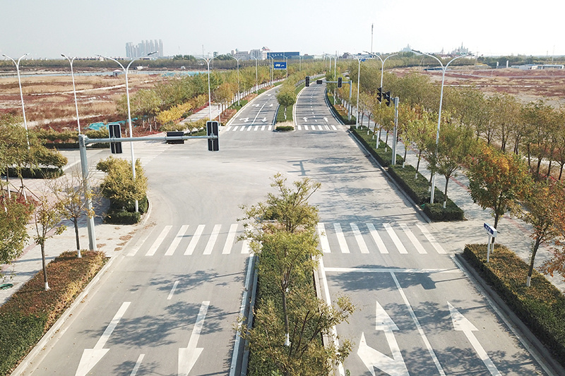 天津航美道，順元路道路排水工程