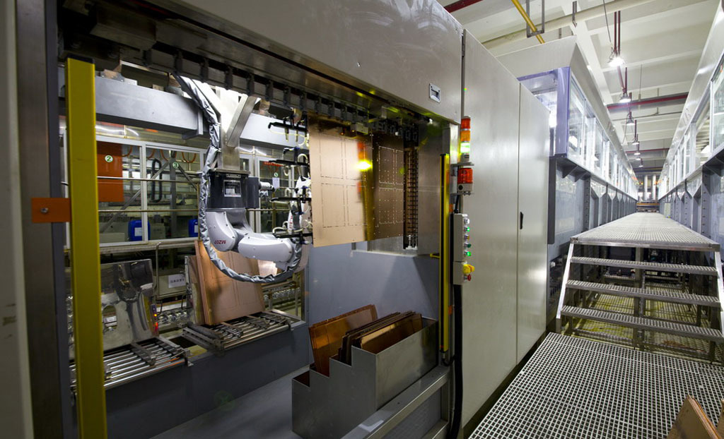 Vertical continuous plating line Vertical continuous plating line