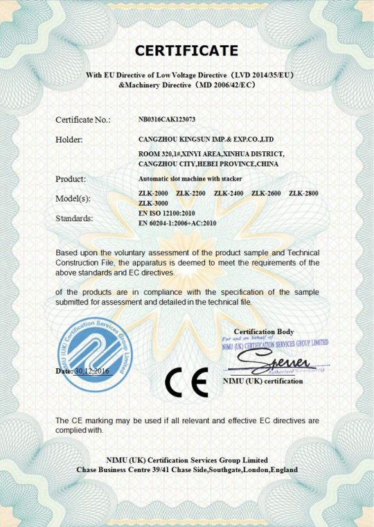 Certificado