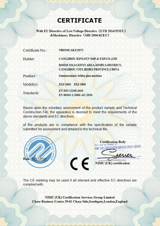 Certificado
