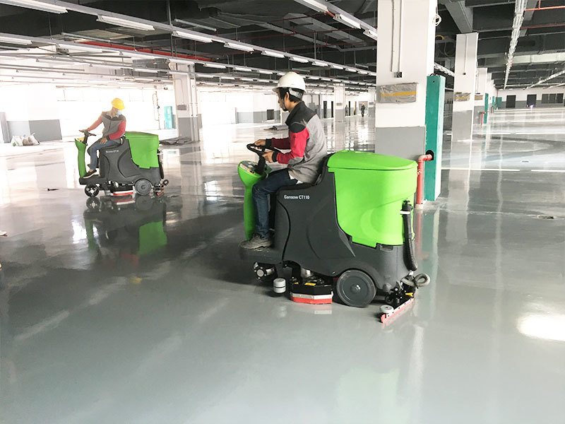 品牌紡織企業(yè)新廠交洗地機及培訓