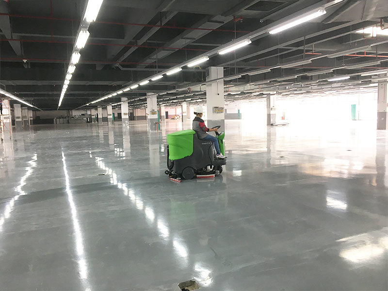 品牌紡織企業(yè)新廠交洗地機及培訓