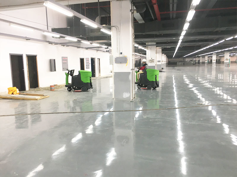 品牌紡織企業(yè)新廠交洗地機及培訓