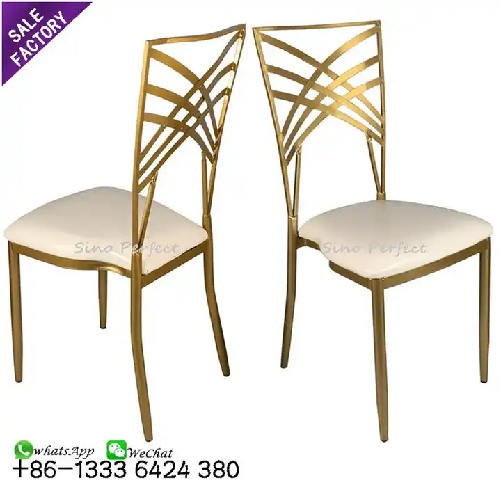 metal wedding chair
