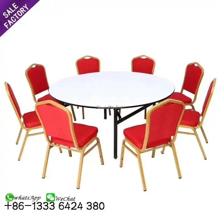 Hotel banquet tables and chairs