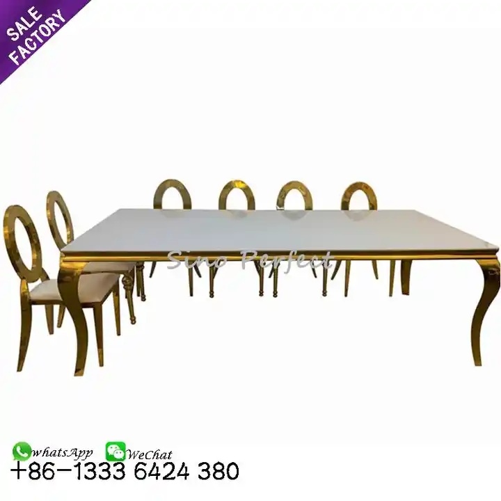 stainless steel wedding table