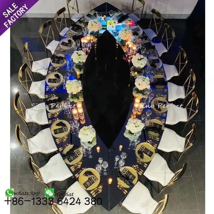 stainless steel wedding table