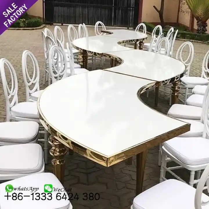 stainless steel wedding table