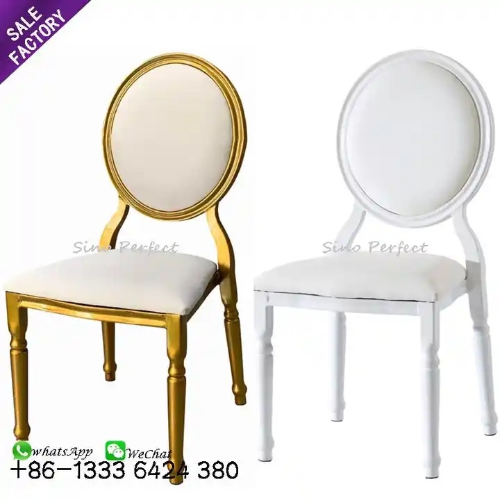 metal wedding chair