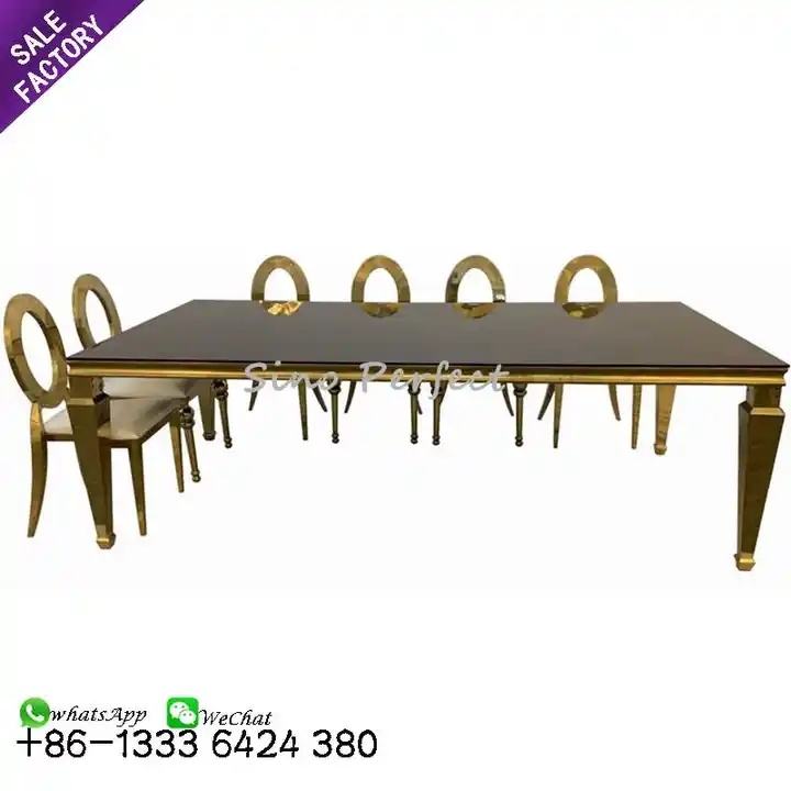stainless steel wedding table