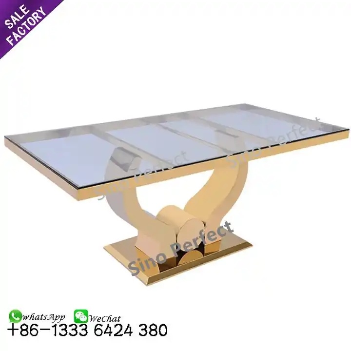 stainless steel wedding table