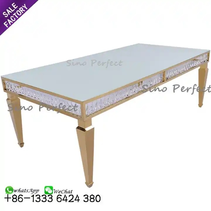 stainless steel wedding table