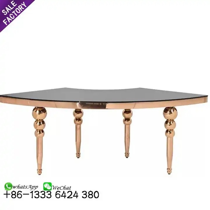 stainless steel wedding table