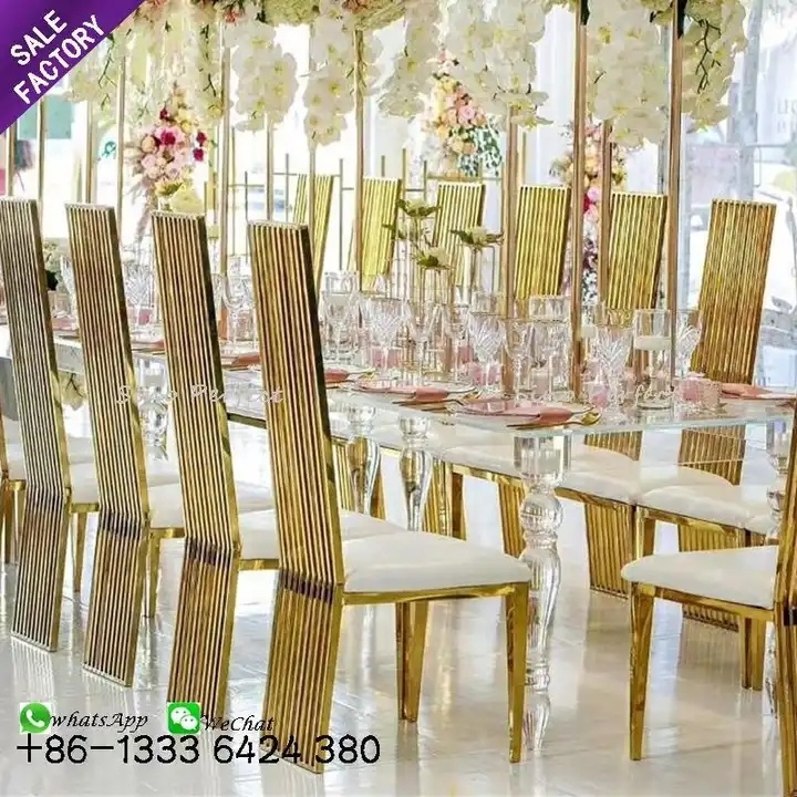 Stainless Steel Wedding Chairs
