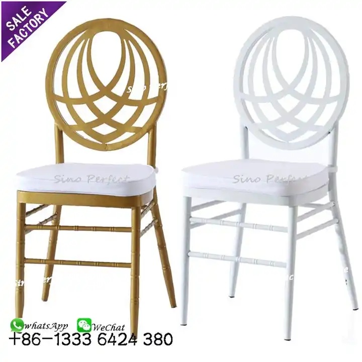 metal wedding chair