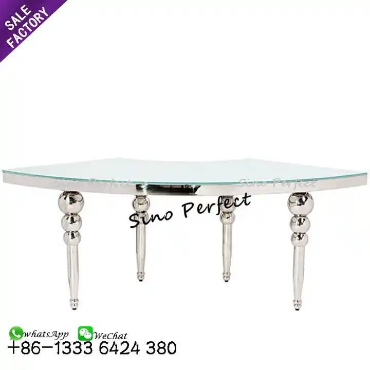 stainless steel wedding table