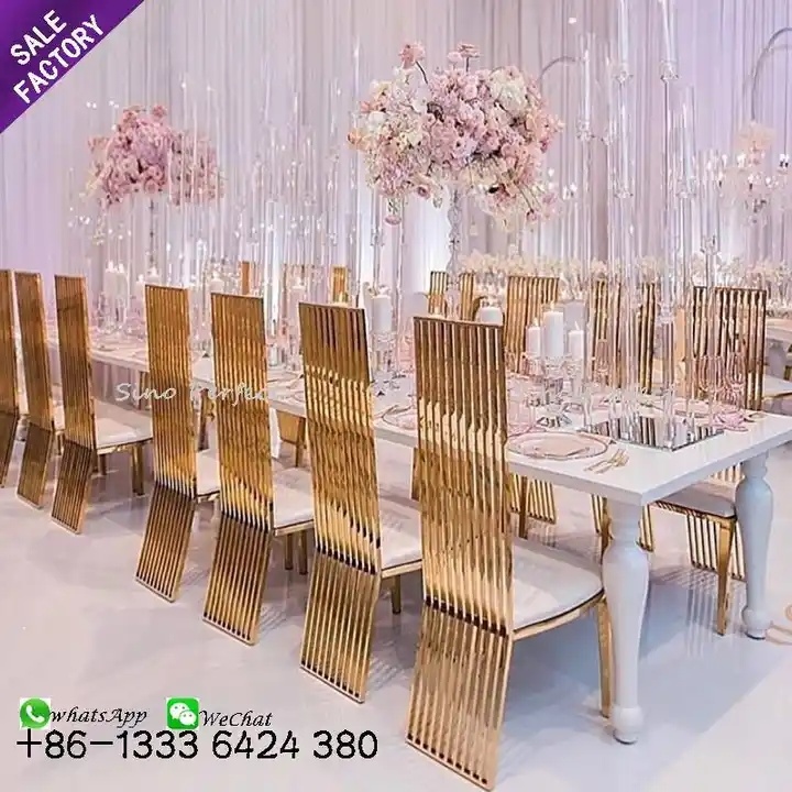 stainless steel wedding table