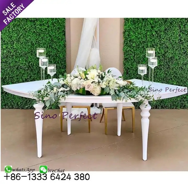 stainless steel wedding table
