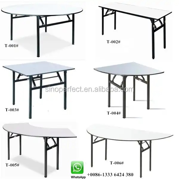 Hotel banquet tables and chairs