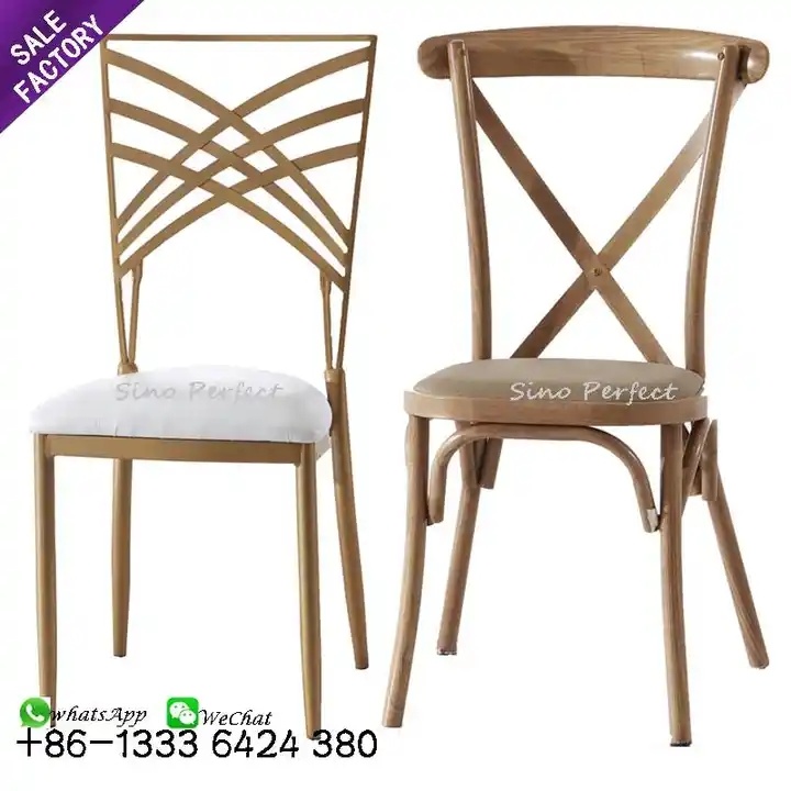metal wedding chair