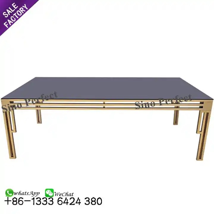 stainless steel wedding table
