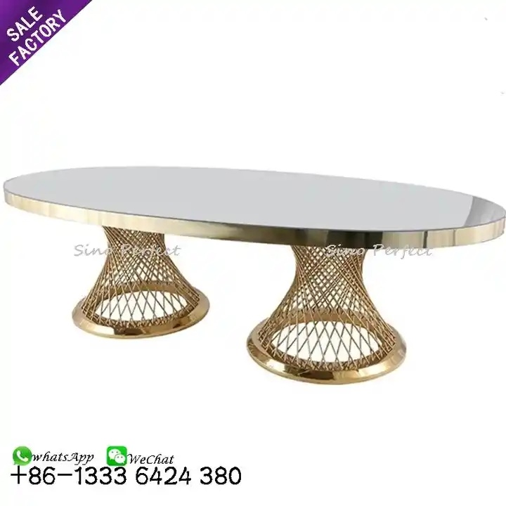 stainless steel wedding table