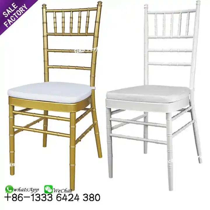metal wedding chair