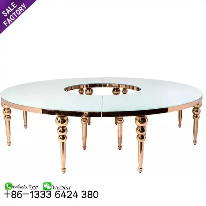 stainless steel wedding table