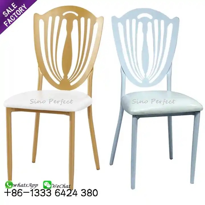 metal wedding chair