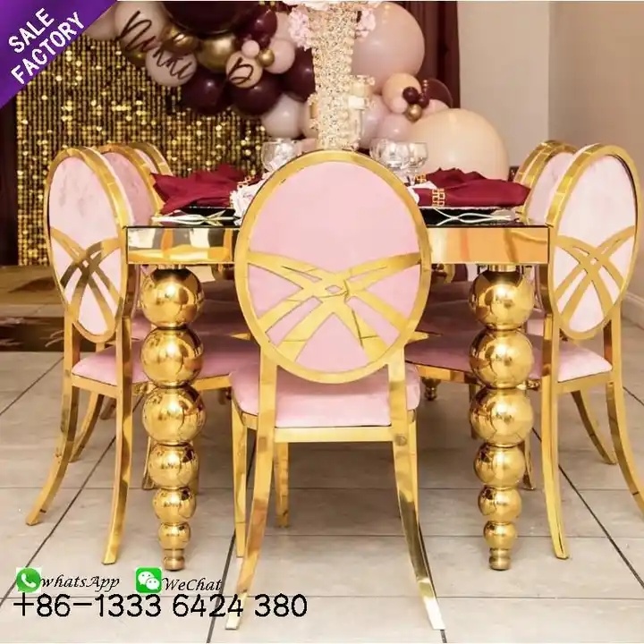 stainless steel wedding table