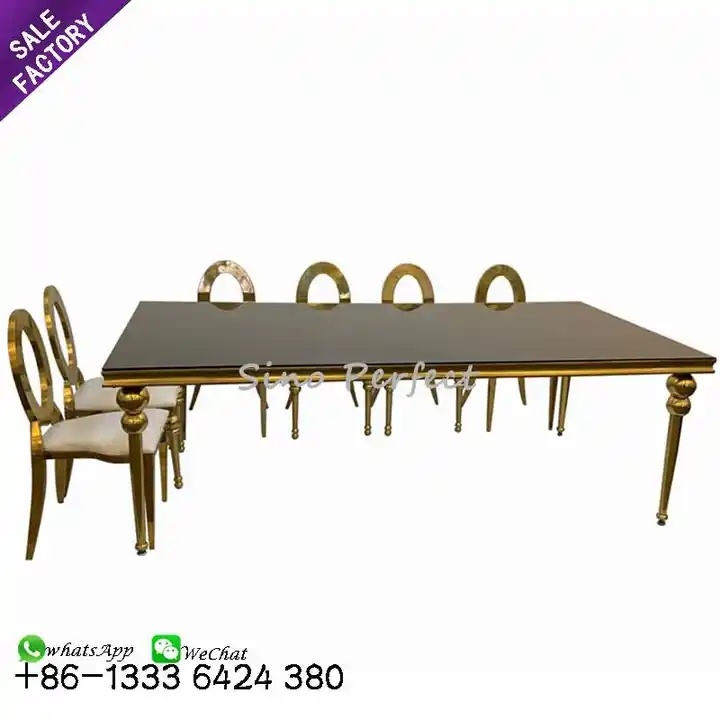 stainless steel wedding table
