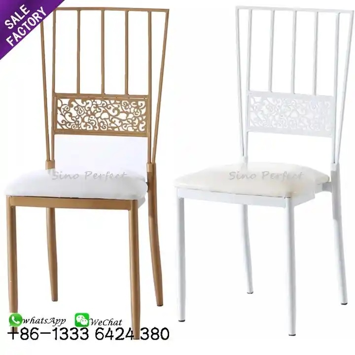 metal wedding chair