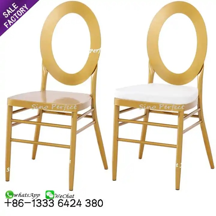 metal wedding chair